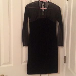 Black cocktail dress
